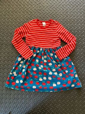 Hanna Andersson 100% Cotton Mixed Print Apples School Size 130cm//US 8